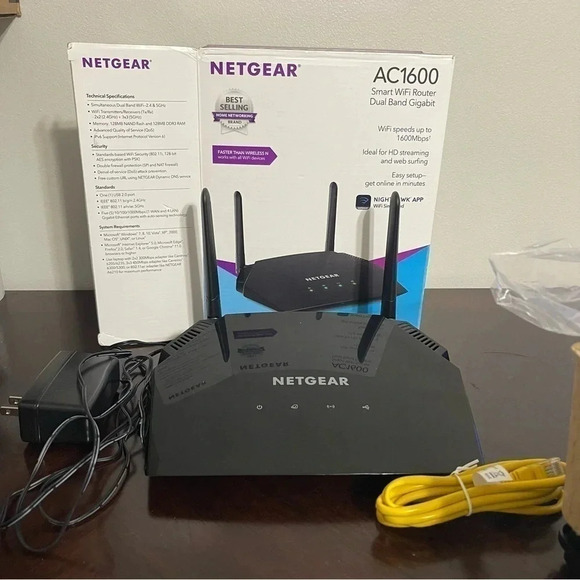NETGEAR‎ AC1600 Smart Wifi Router Dual Band Gigabit Used - Picture 6 of 6